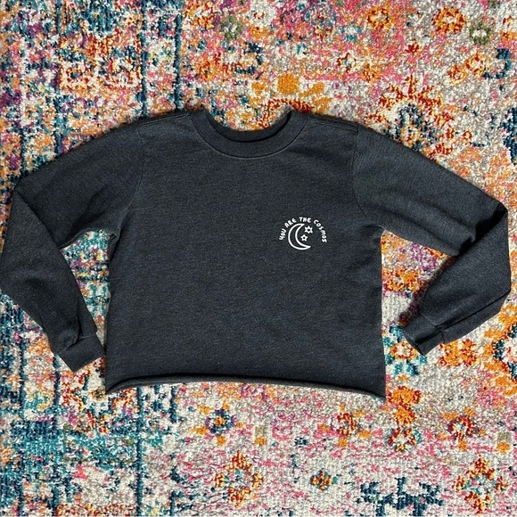 Spiritual Gangster Kids Gray Cropped‎ Sweatshirt - Picture 7 of 7